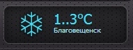 прогноз погоды (текстовый) для битрикс