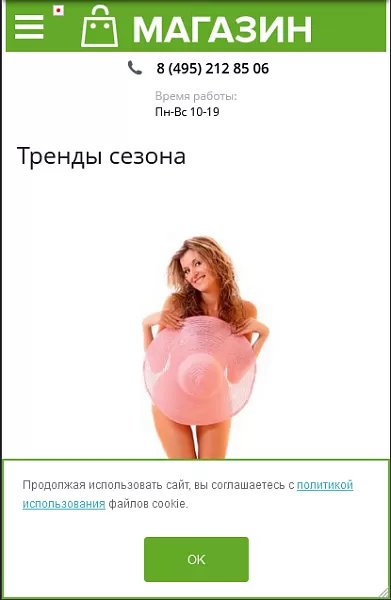 scody: уведомление о cookie (политика куки) для битрикс