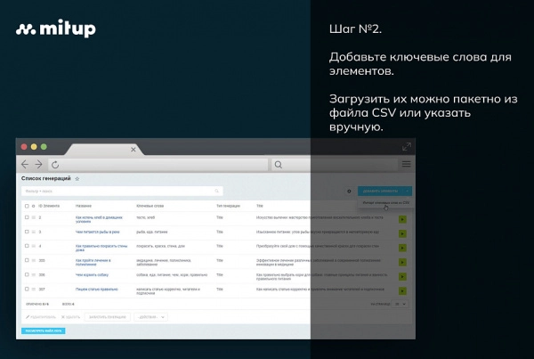 mitup ai: массовый seo генератор chatgpt (title, descripion, text) для битрикс