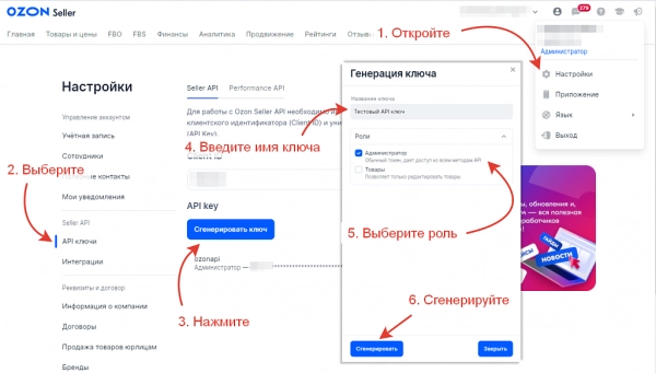 wbs24: получение заказов с ozon (озон) по api (lite) для битрикс
