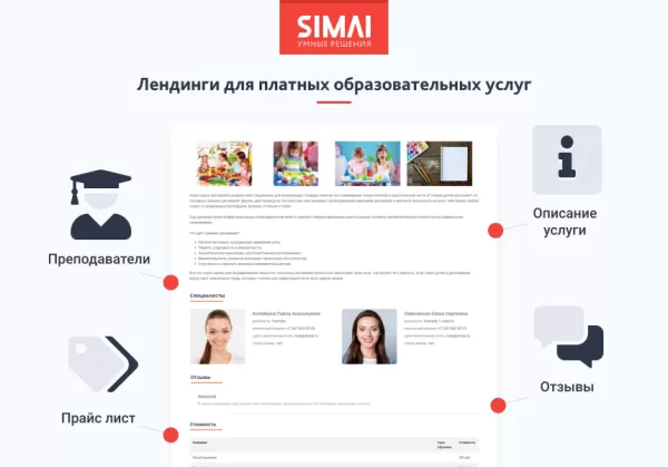 Шаблон simai-sf4: сайт школы – адаптивный с версией для слабовидящих для битрикс
