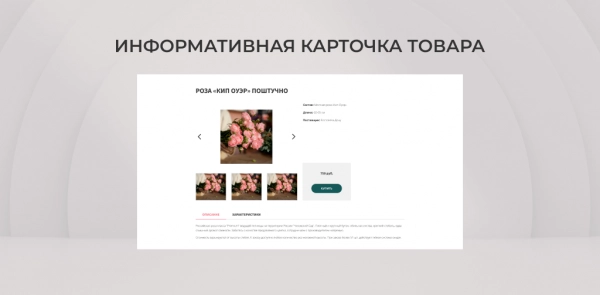 Шаблон team-b — цветы сайт с каталогом товаров для битрикс