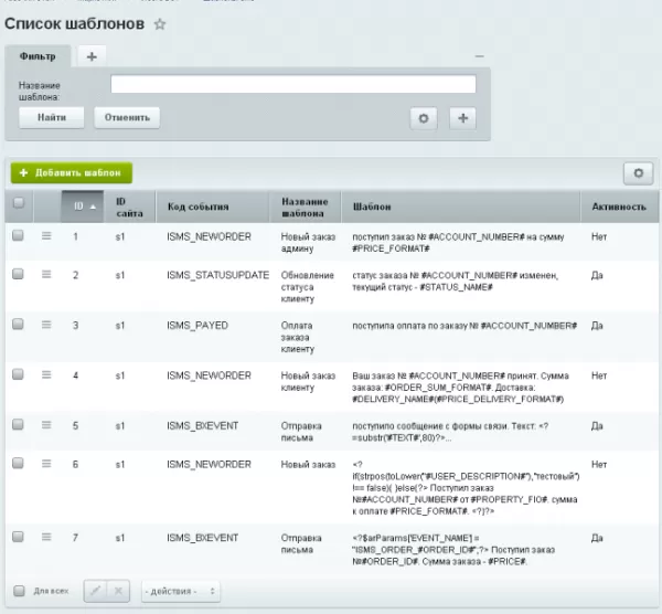 targetsms: смс-рассылки и уведомления для битрикс