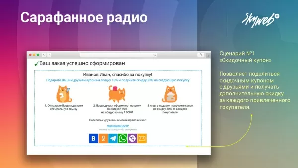сарафанное радио, система рекомендаций и поощрения покупателей, 3 готовых сценария работы для битрикс