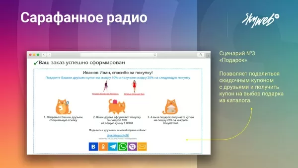 сарафанное радио, система рекомендаций и поощрения покупателей, 3 готовых сценария работы для битрикс