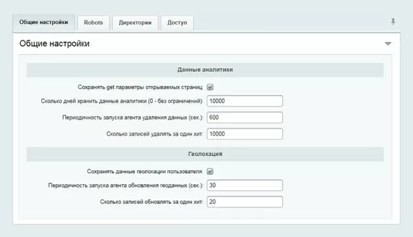 аналитика посещаемости для битрикс