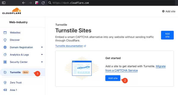 cloudflare captcha − защита сайта от спама и ботов (капча) для битрикс