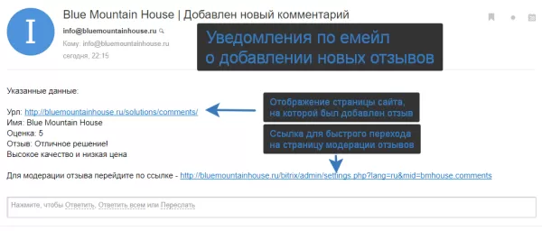 универсальные отзывы и комментарии для битрикс