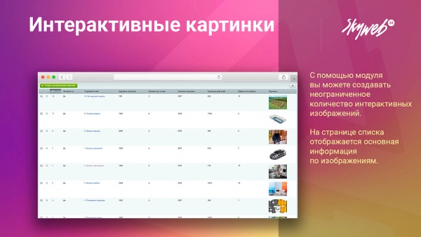 конструктор интерактивных картинок. выделение объектов, метки на фото, настройка подсказок и ссылок для битрикс