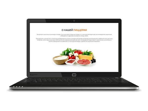 Шаблон сайт пиццерии pizza 24 для битрикс