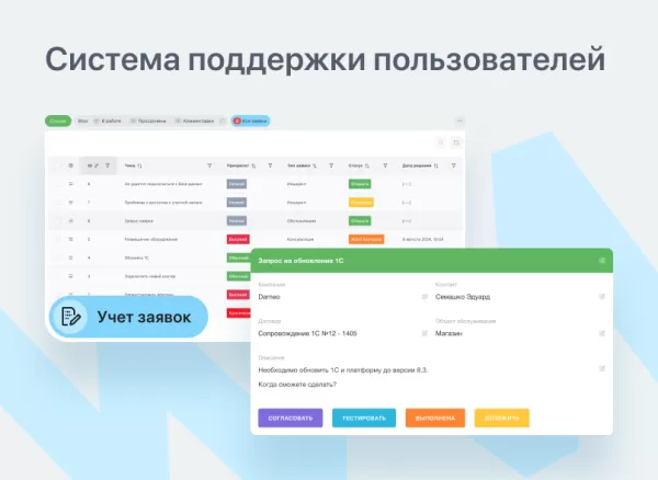 help desk (service desk) система учета заявок для битрикс24 для битрикс