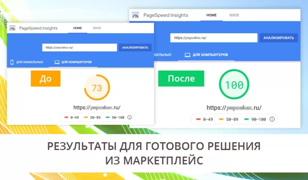ускорение загрузки сайта - оптимизация css, js и картинок (изображений) для битрикс