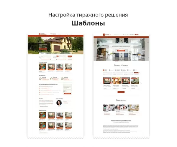 Шаблон адаптивный сайт агентства недвижимости (асан) для битрикс