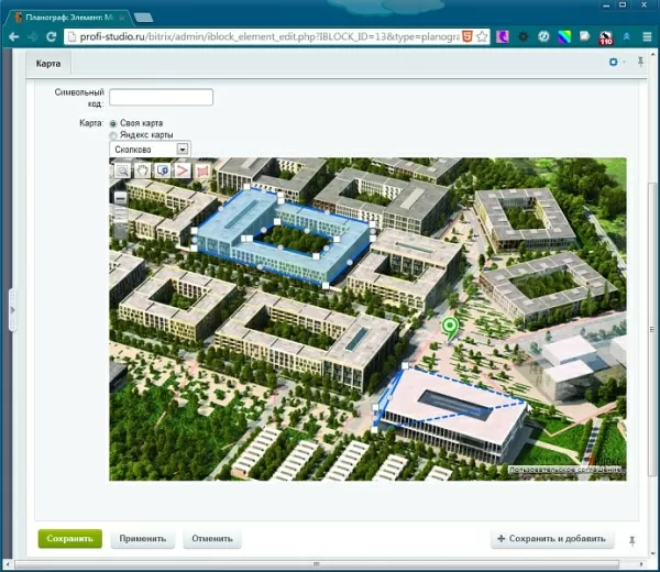 planograph – интерактивная карта для битрикс