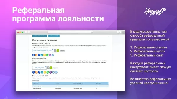 5в1: программа лояльности, реферальная система, кэшбэк сервис, оплата бонусами и вывод баллов для битрикс